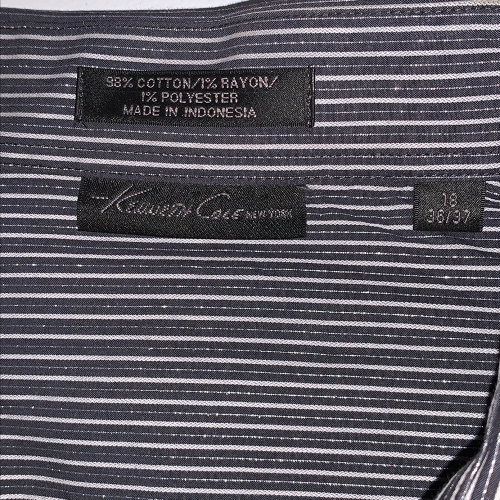 Gently Used Striped Casual Shirt. - Picture 4 of 4
